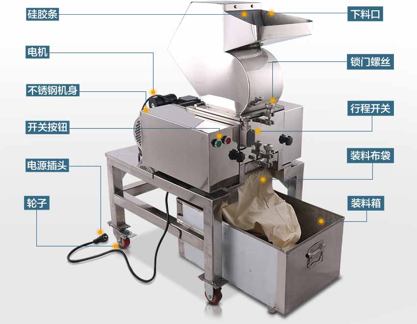 不銹鋼破碎機結構